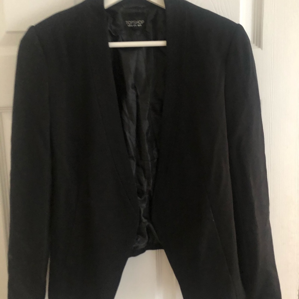 TOPSHOP Short blazer jacket
